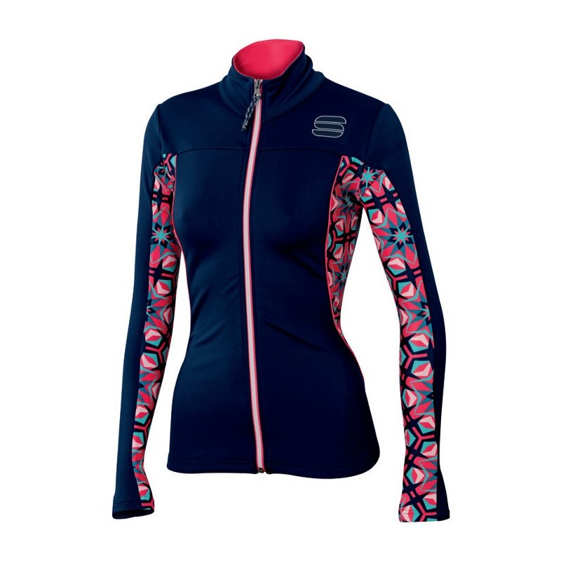 Kvinner jakke Sportful Rythmo W Top svart iris Kvinner jakke Sportful Rythmo W Top svart iris